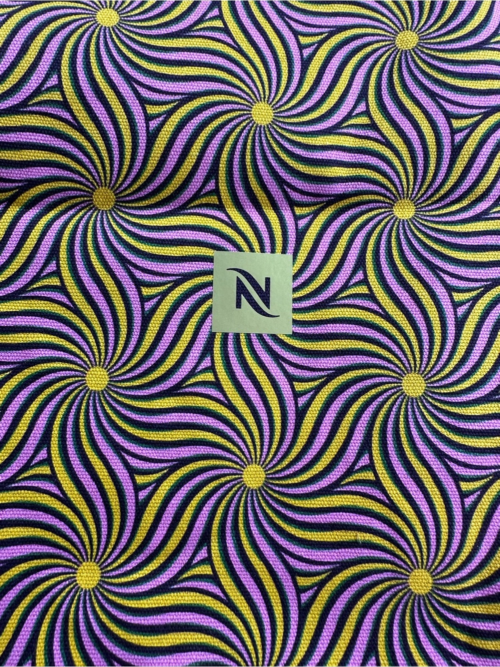 Nespresso Geometric Canvas Tote Bag - Picture 2 of 8